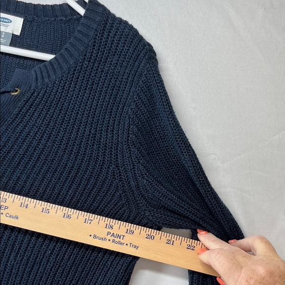 Old Navy Navy Blue Sweater with bell sleeves‎ - Picture 5 of 6